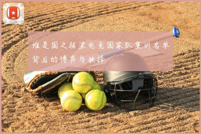 谁是国之栋梁电竞国家队集训名单背后的博弈与抉择